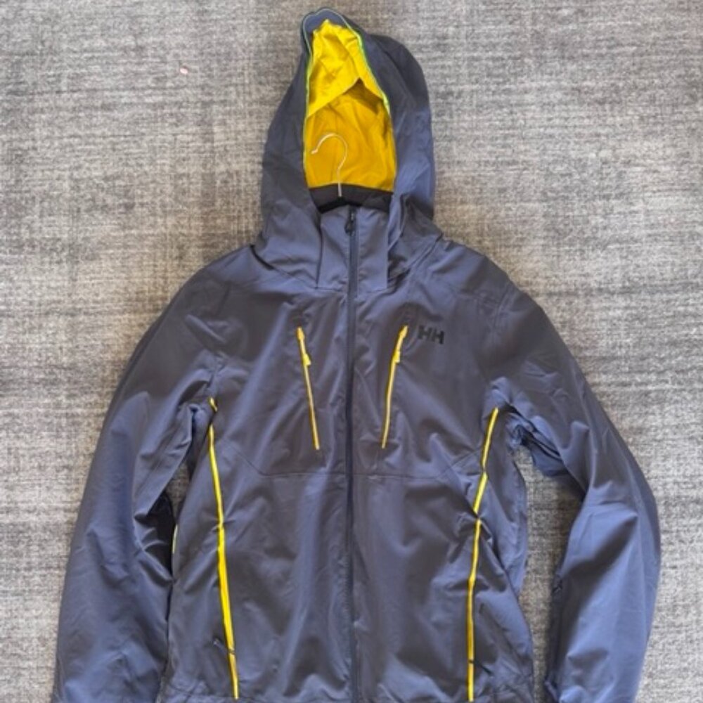 HELLY HANSEN MEN'S SKI JACKET ALPHA PRIMALOFT SIZE MEDIUM